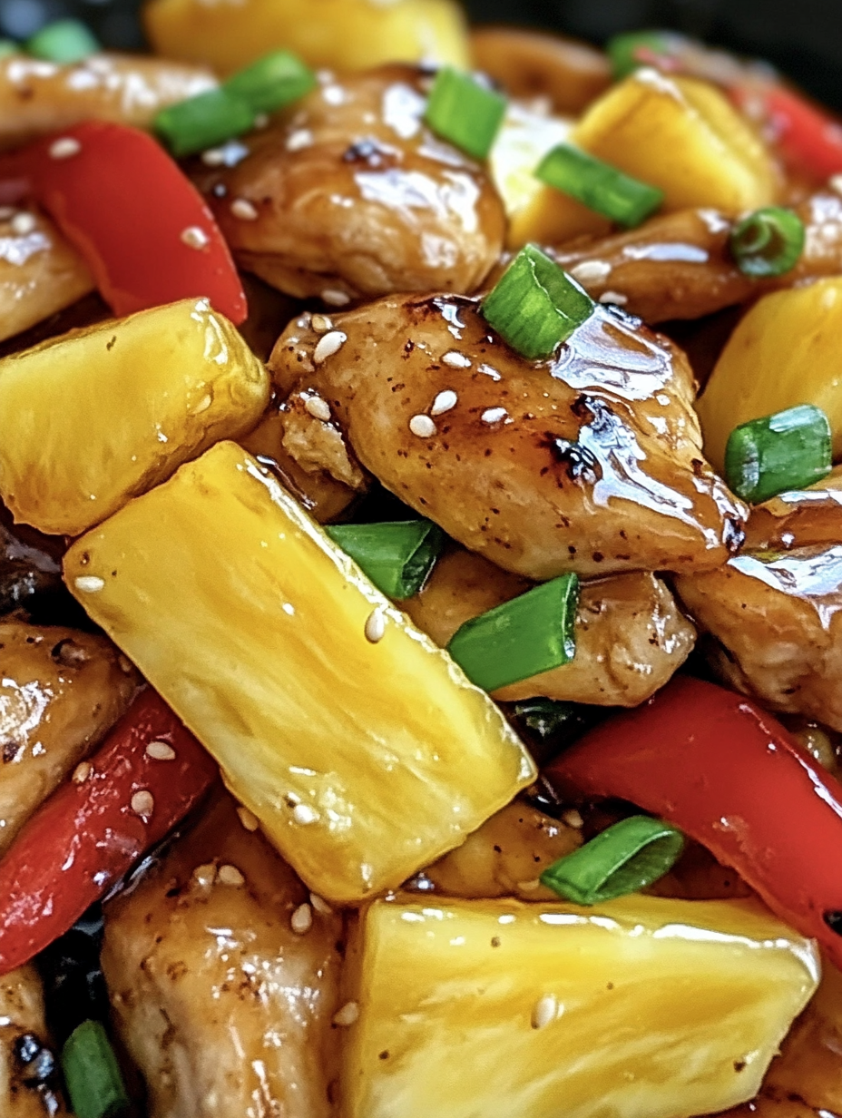 Pineapple Chicken Stir-Fry,