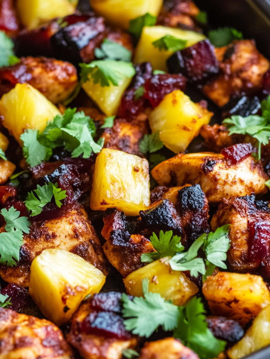 Sheet Pan Chicken, Chipotle & Pineapple Tacos – A Sweet and Spicy Dinner