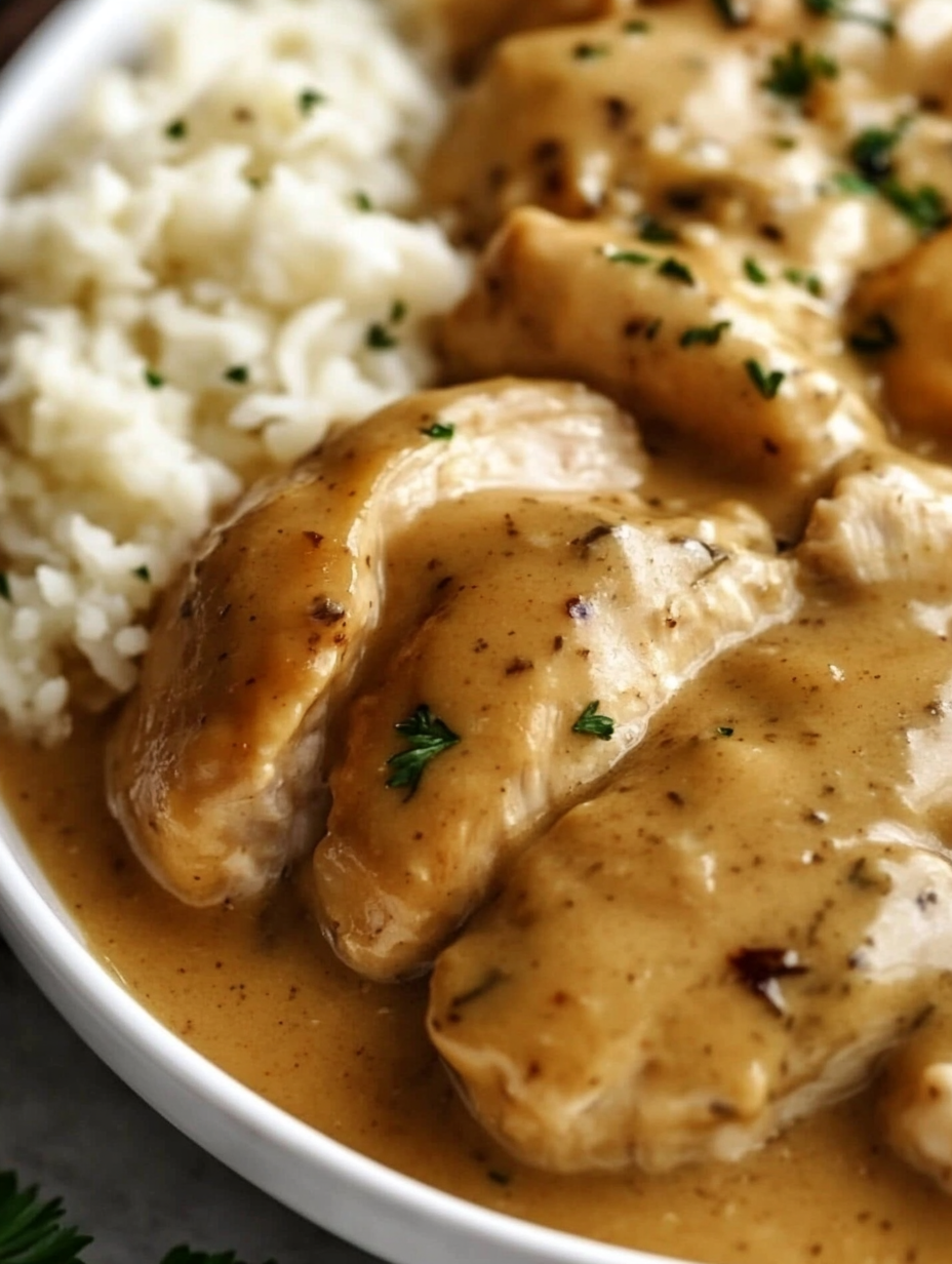 Slow Cooker Chicken and Gravy