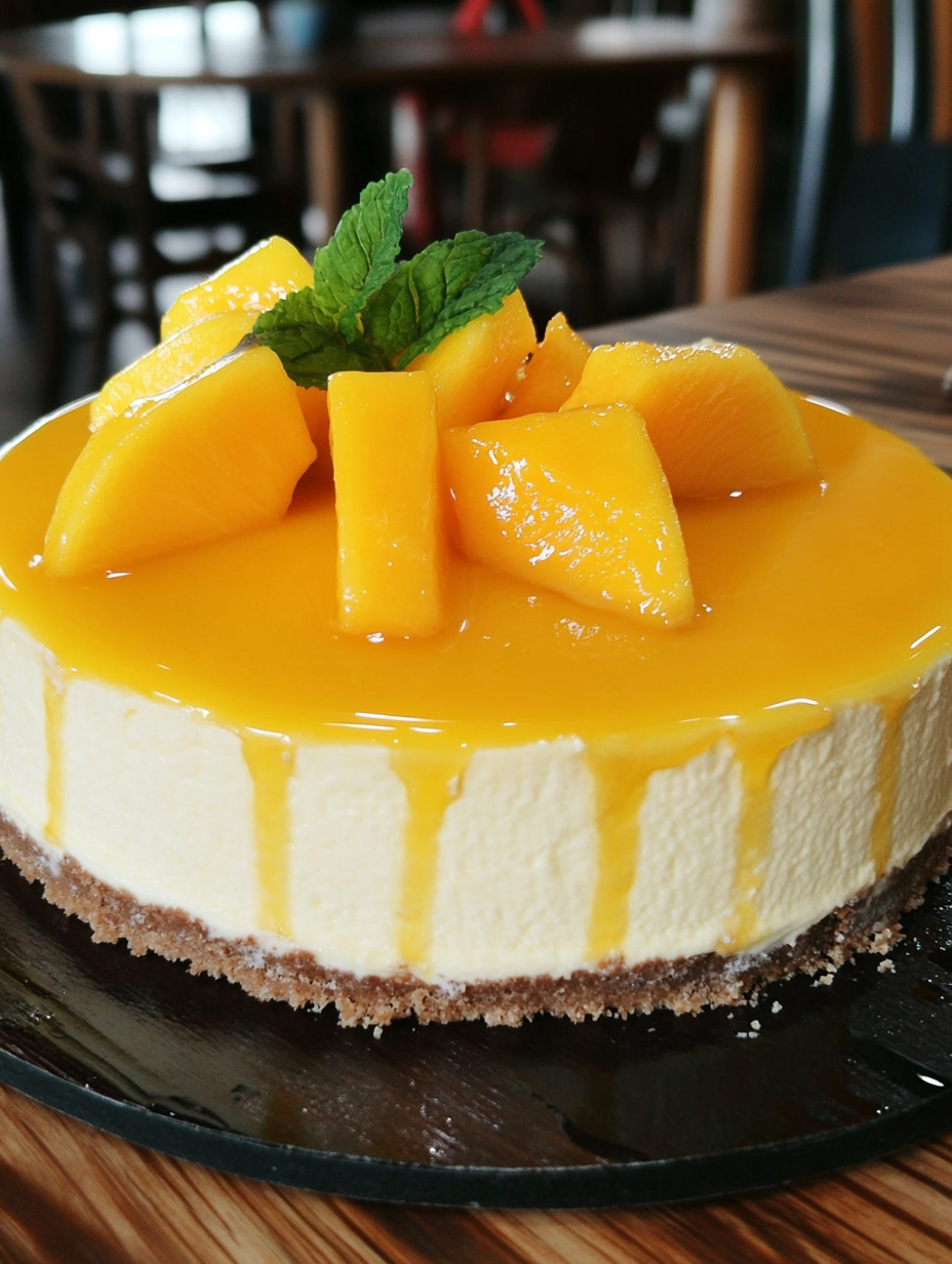Tropical Mango Cheesecake Bliss