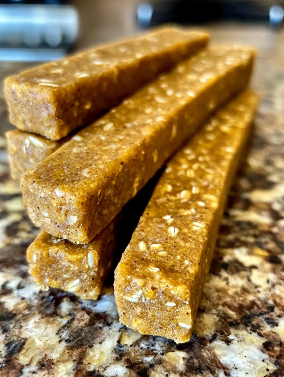 Homemade Pumpkin & Oatmeal Dog Snack Sticks
