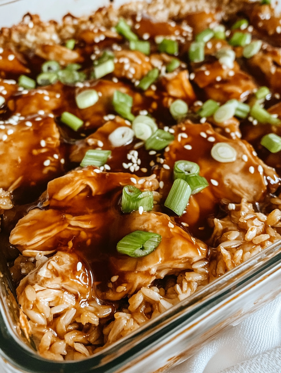 Teriyaki Chicken Casserole