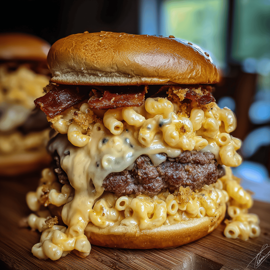 Bacon Ranch Mac ‘n’ Cheese Burger: Ultimate Comfort Food Recipe
