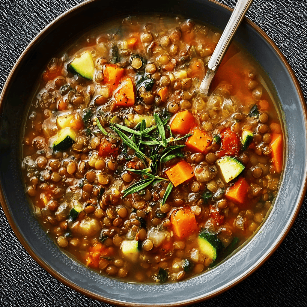 One-Pot Lentil Veggie Soup