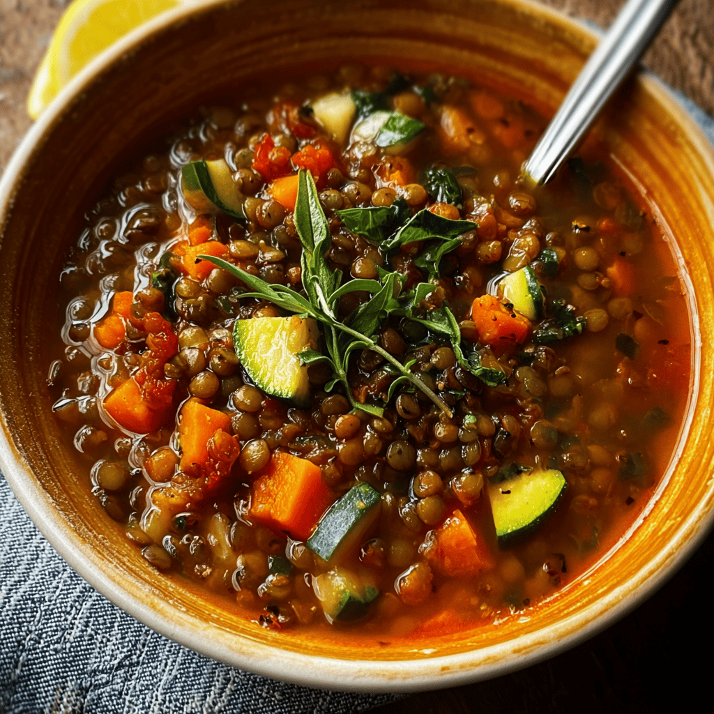 One-Pot Lentil Veggie Soup