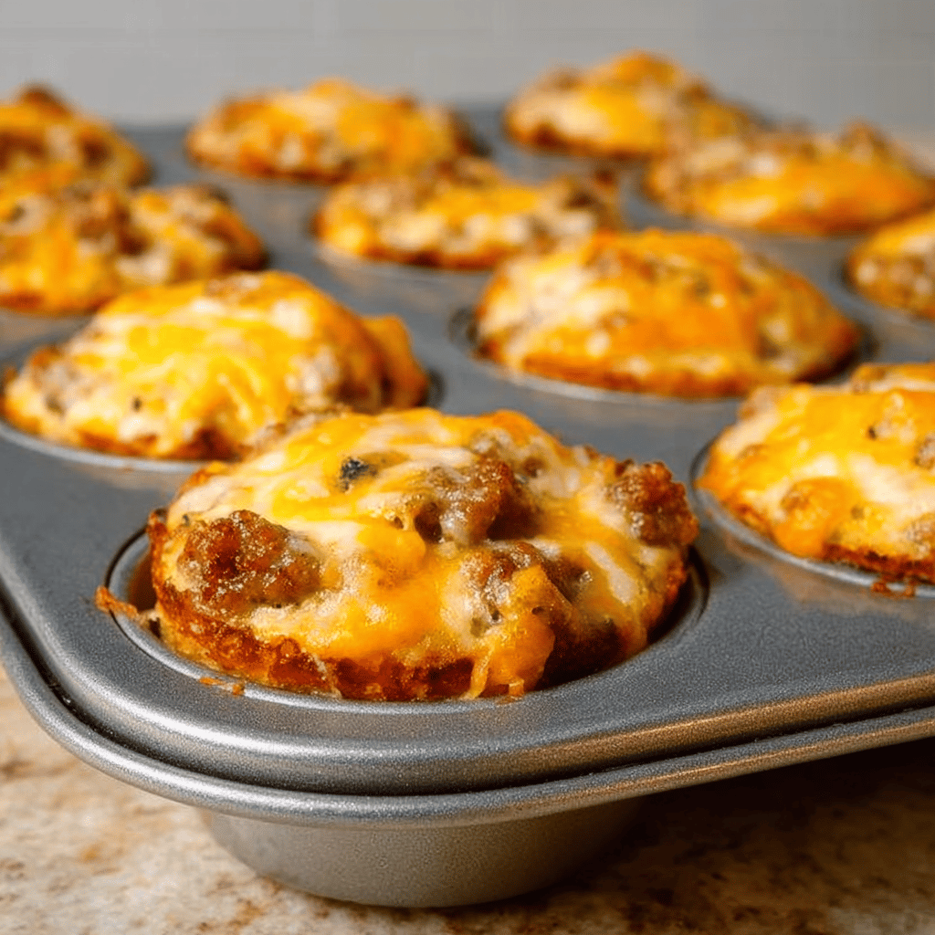 Sausage Muffins with Bisquick