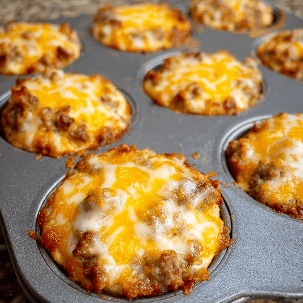 Sausage Muffins with Bisquick