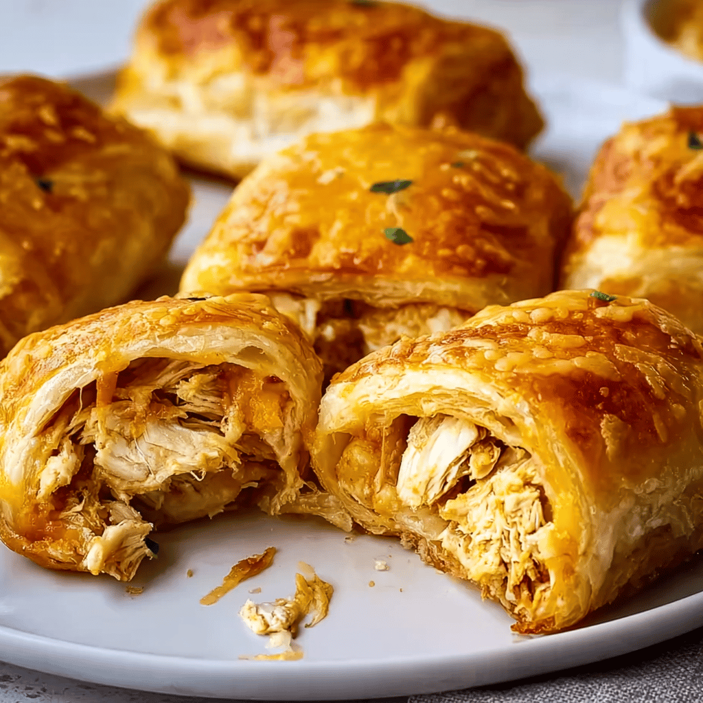Cheesy Chicken Crescent Rolls