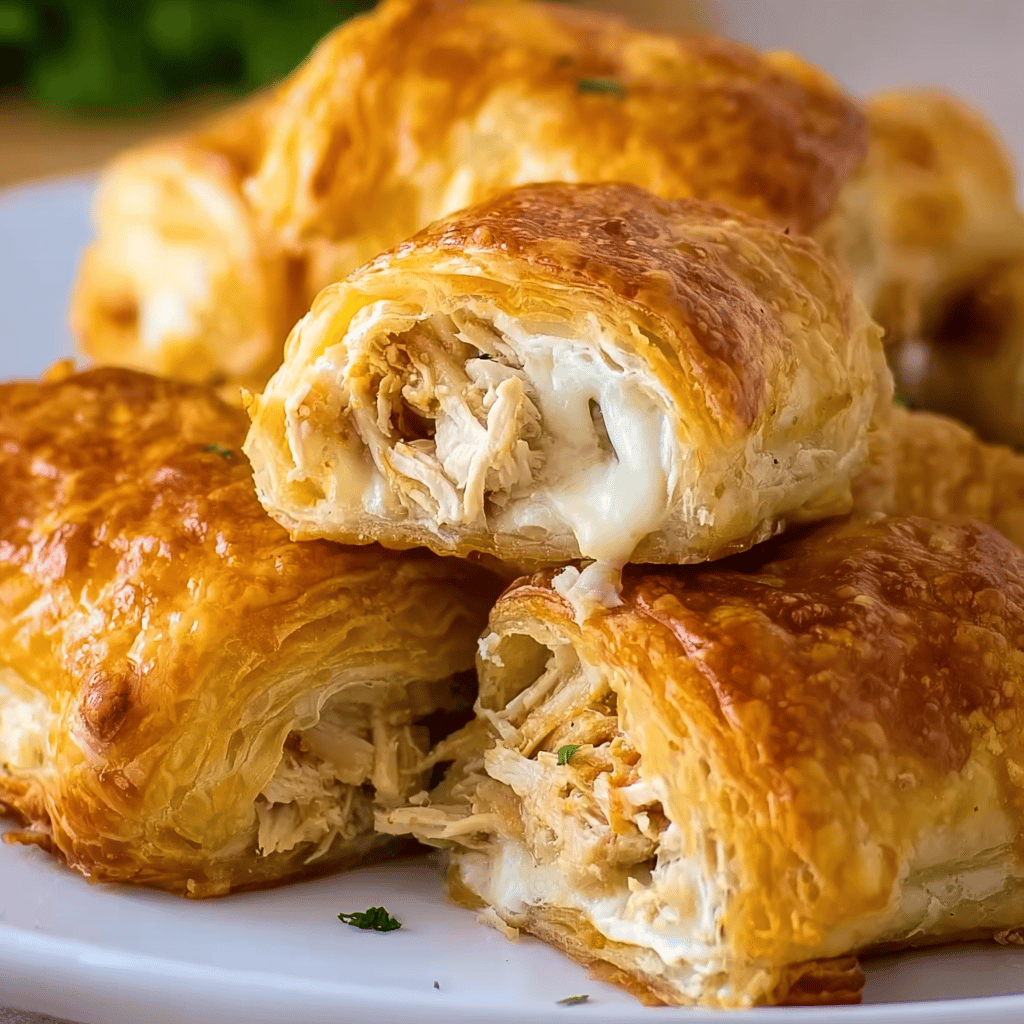 Cheesy Chicken Crescent Rolls