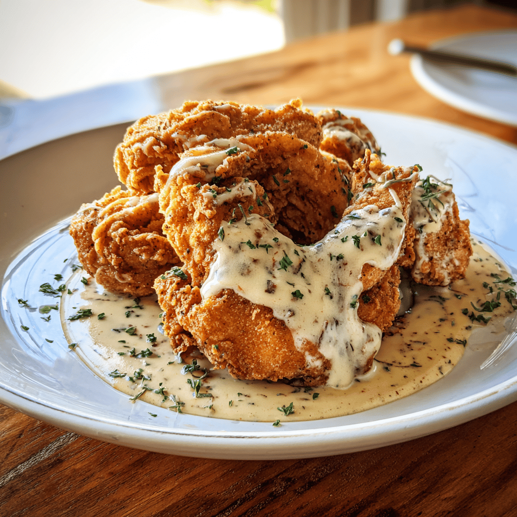 Southern Fried Chicken with Country Gravy: Authentic Crispy Recipe