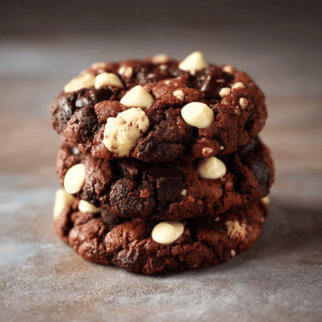 Double Chocolate Hazelnut Cookies