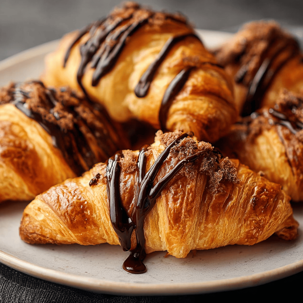 Decadent Chocolate Croissant Breakfast Bake