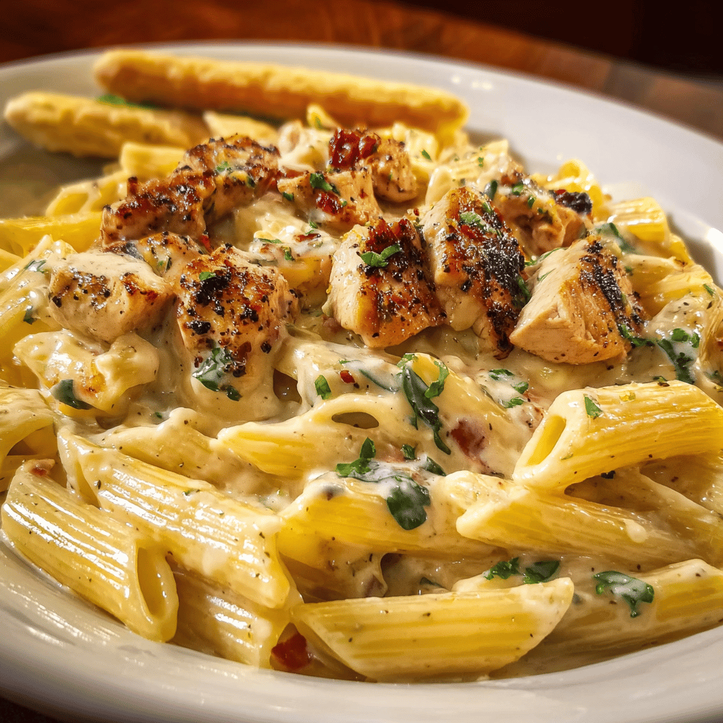 Creamy Tuscan Garlic Chicken Pasta
