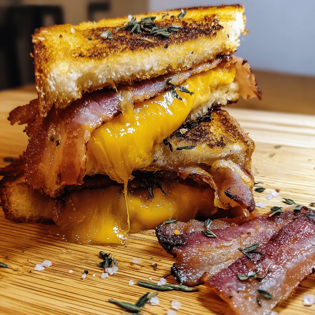 Sweet Maple Bacon Grilled Cheese: Ultimate Gourmet Sandwich Recipe