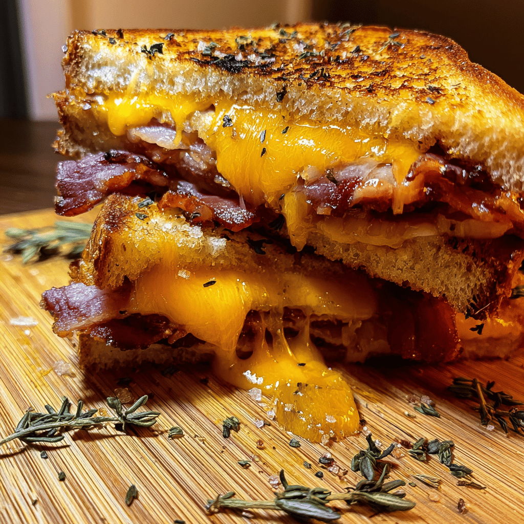 Sweet Maple Bacon Grilled Cheese: Ultimate Gourmet Sandwich Recipe