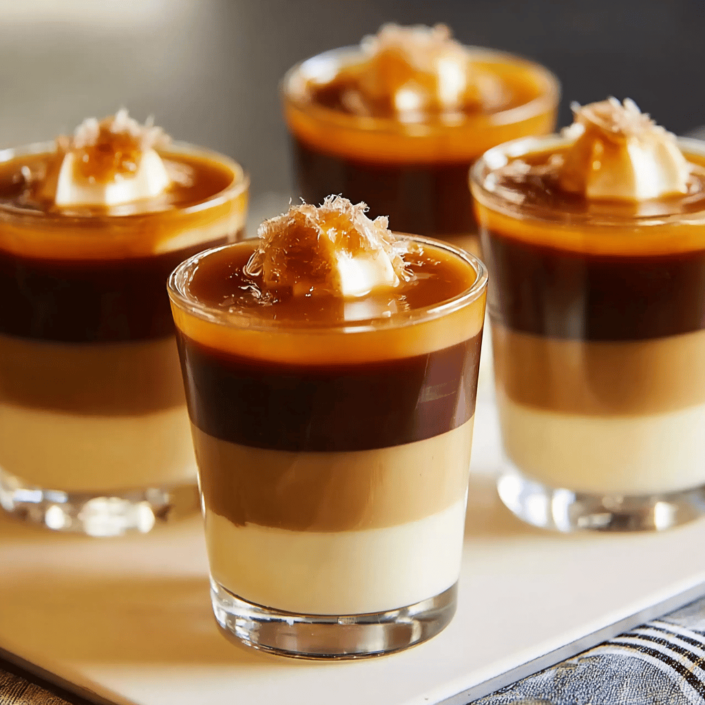 Caramel Macchiato Jello Shots