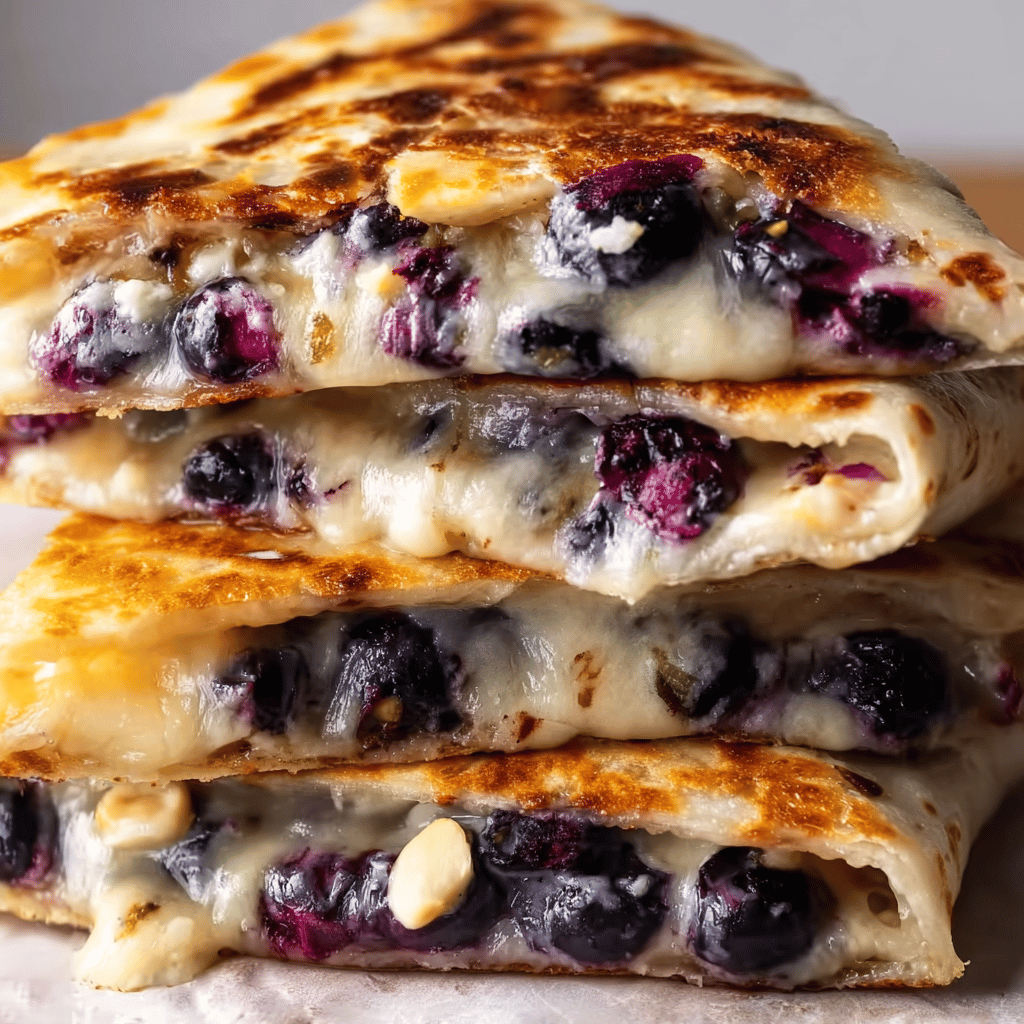 Blueberry Breakfast Quesadilla