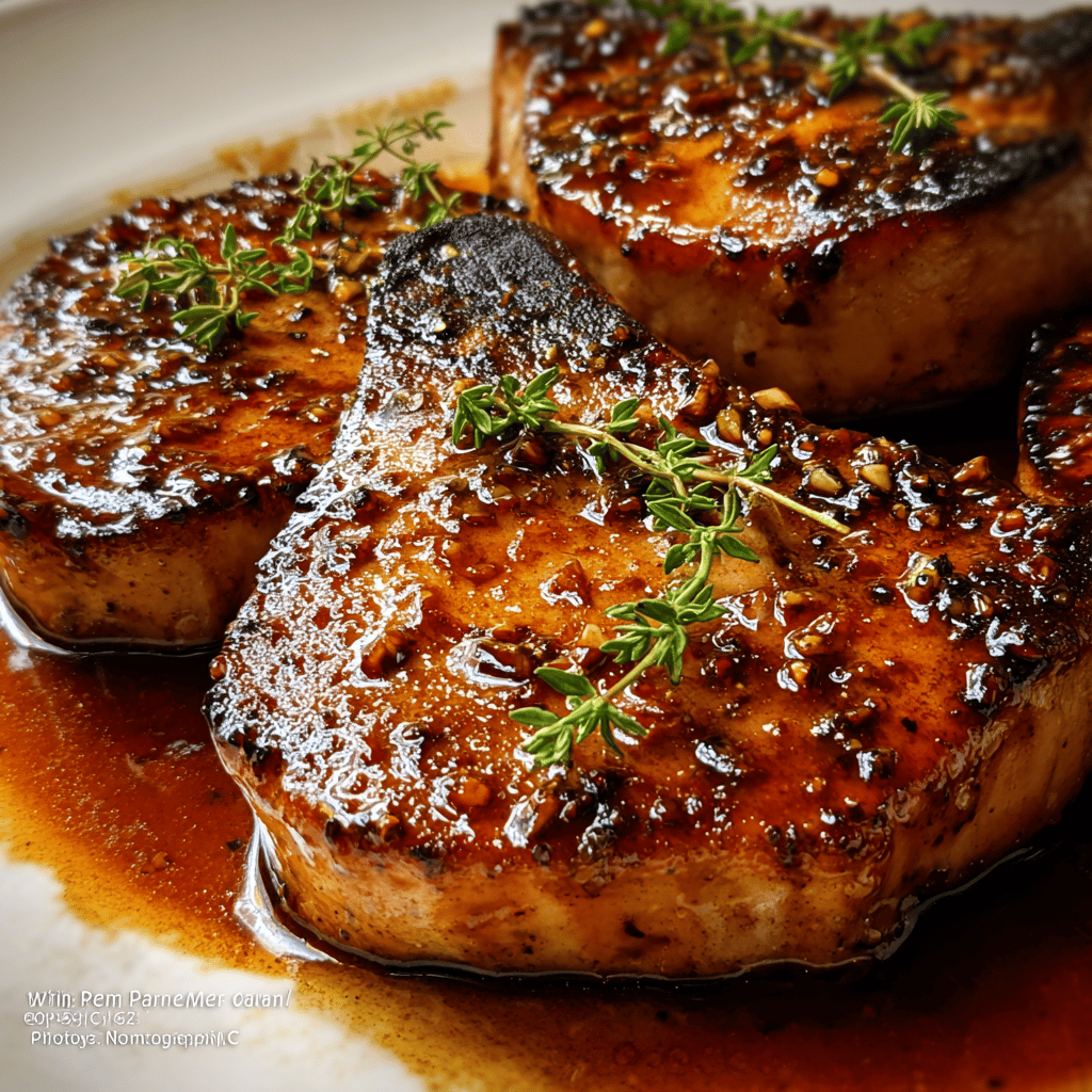 Bourbon Molasses Glazed Pork Chops: Easy 45-Minute Restaurant Recipe