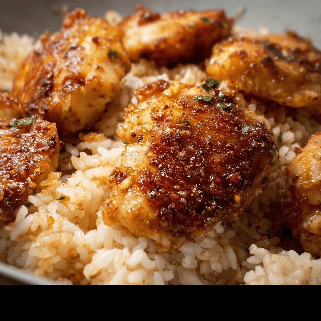 No Peek Chicken and Rice