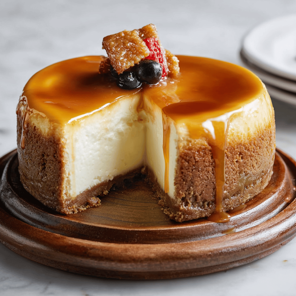 Tall and Creamy New York-Style Cheesecake