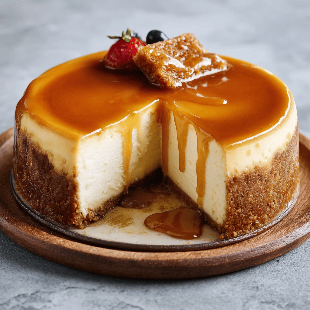 Tall and Creamy New York-Style Cheesecake