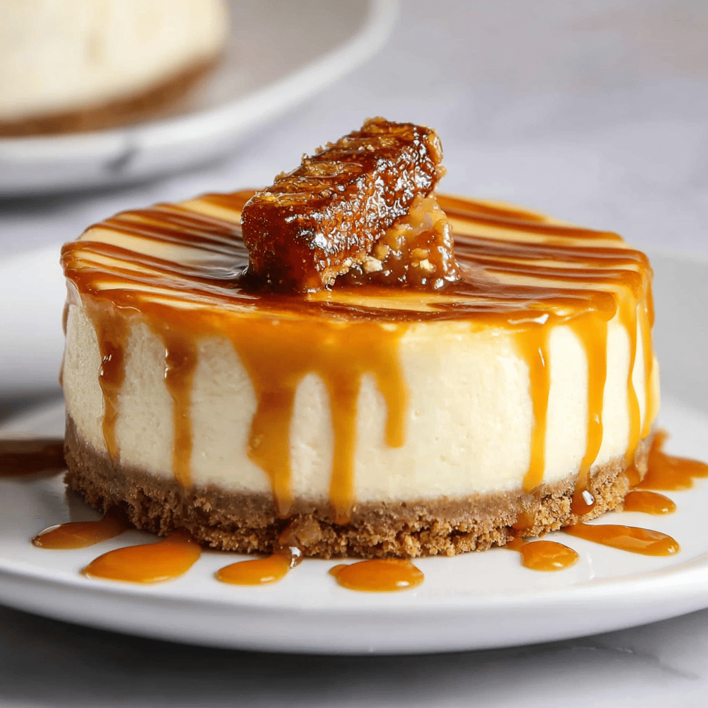 Easy Salted Caramel Cheesecake