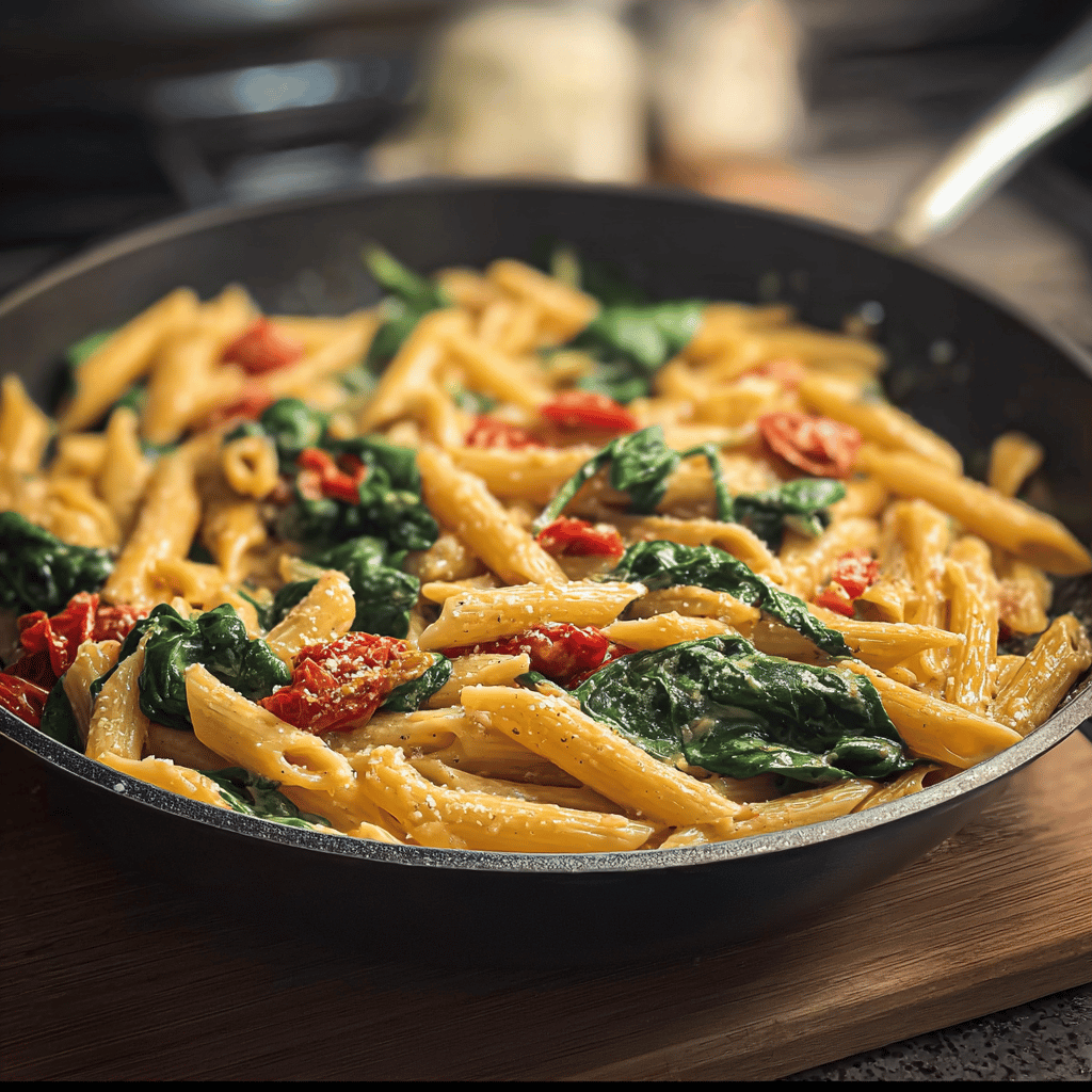 Spinach Tomato Pasta: A Delicious and Healthy Recipe