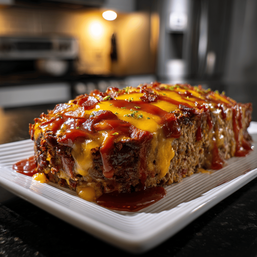 BBQ Bacon Cheddar Meatloaf Recipe – Ultimate Comfort Food Perfection