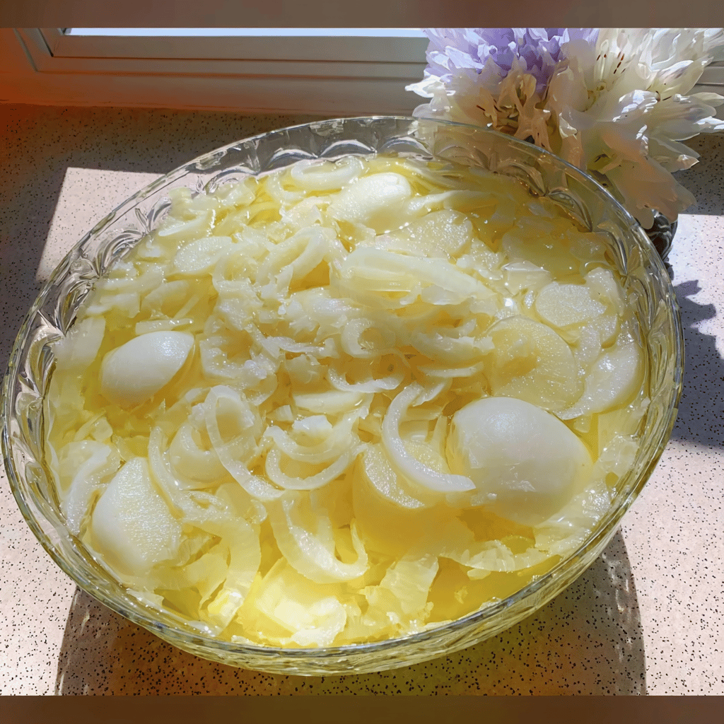 Refrigerator Cucumber Salad by Barbie Seidl