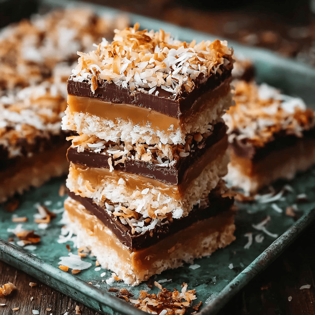Easy No-Wine Rice Krispie Coconut Bars Recipe