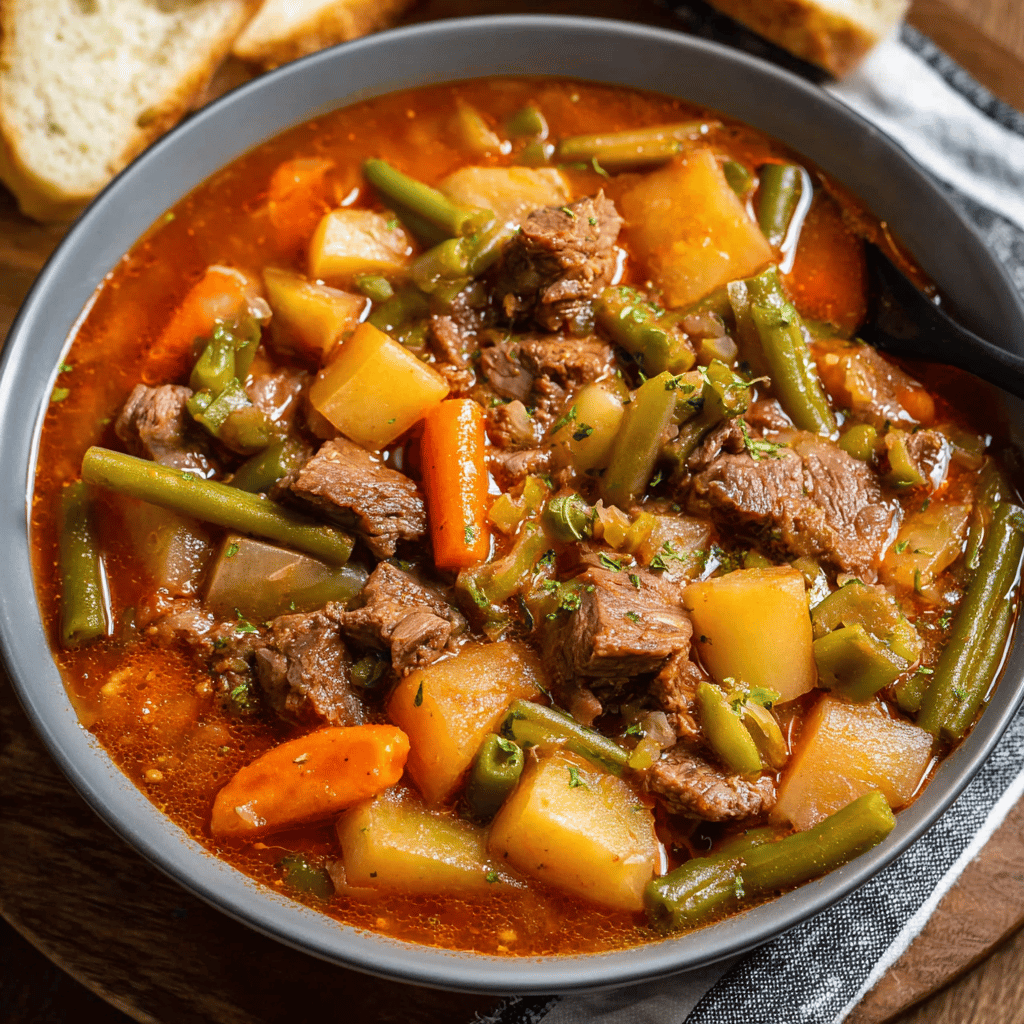 Instant Pot Vegetable Beef Soup