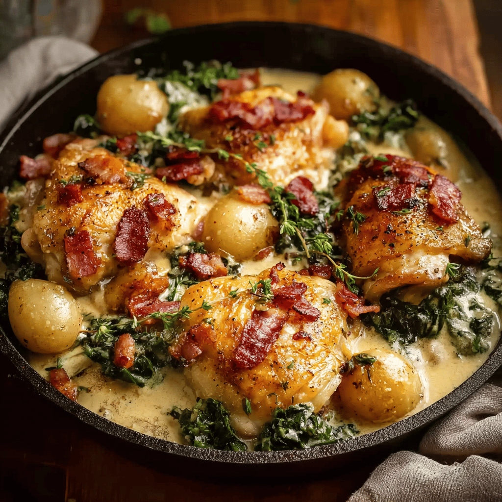 Creamy Chicken with Gnocchi and Bacon – The Ultimate Comfort Food Dinner