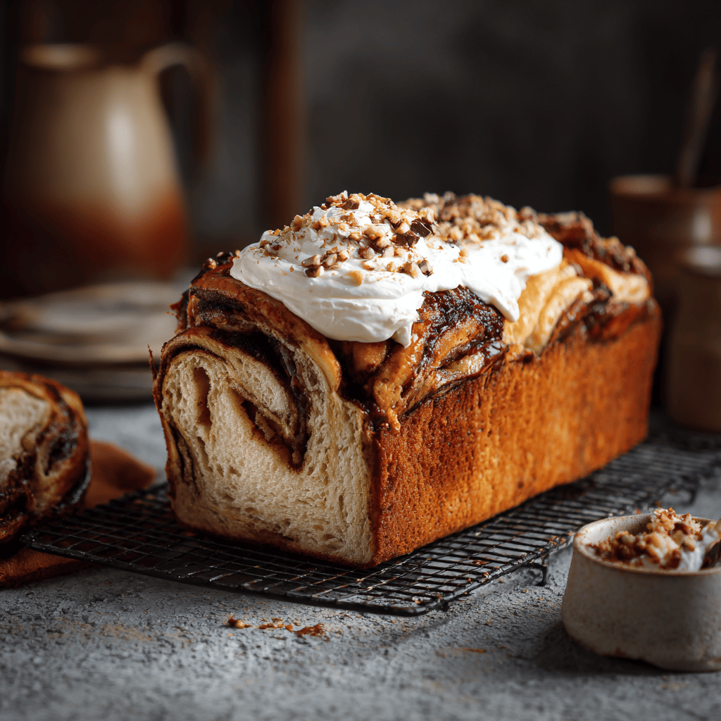 Honey Babka with Cream Cheese Frosting