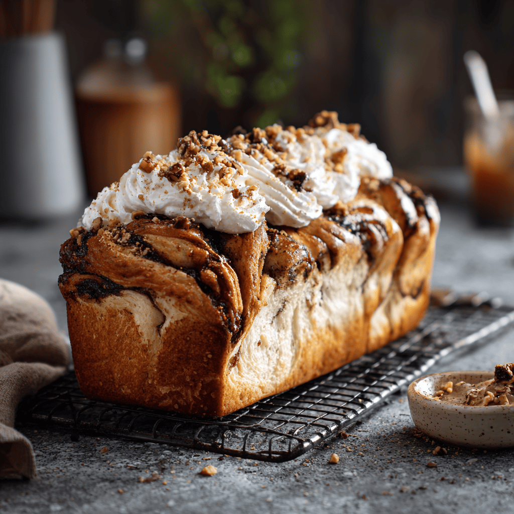Honey Babka with Cream Cheese Frosting