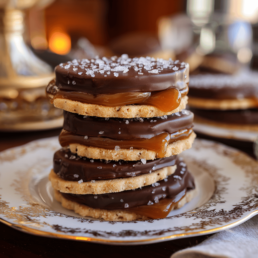Homemade Twix Caramel Cookies