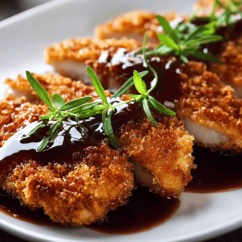 Double Crunch Honey Garlic Chicken