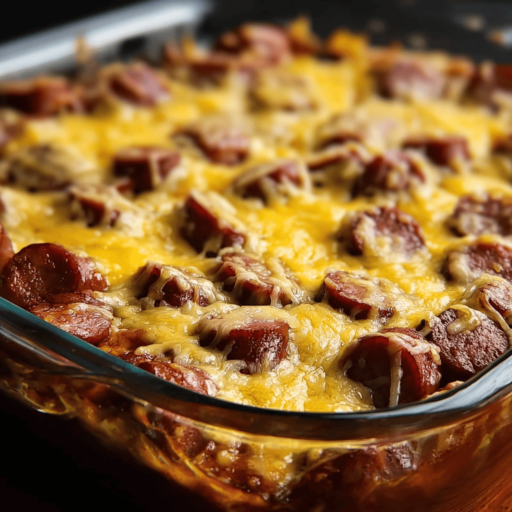Fully Loaded Classic Chili Cheese Dog Casserole