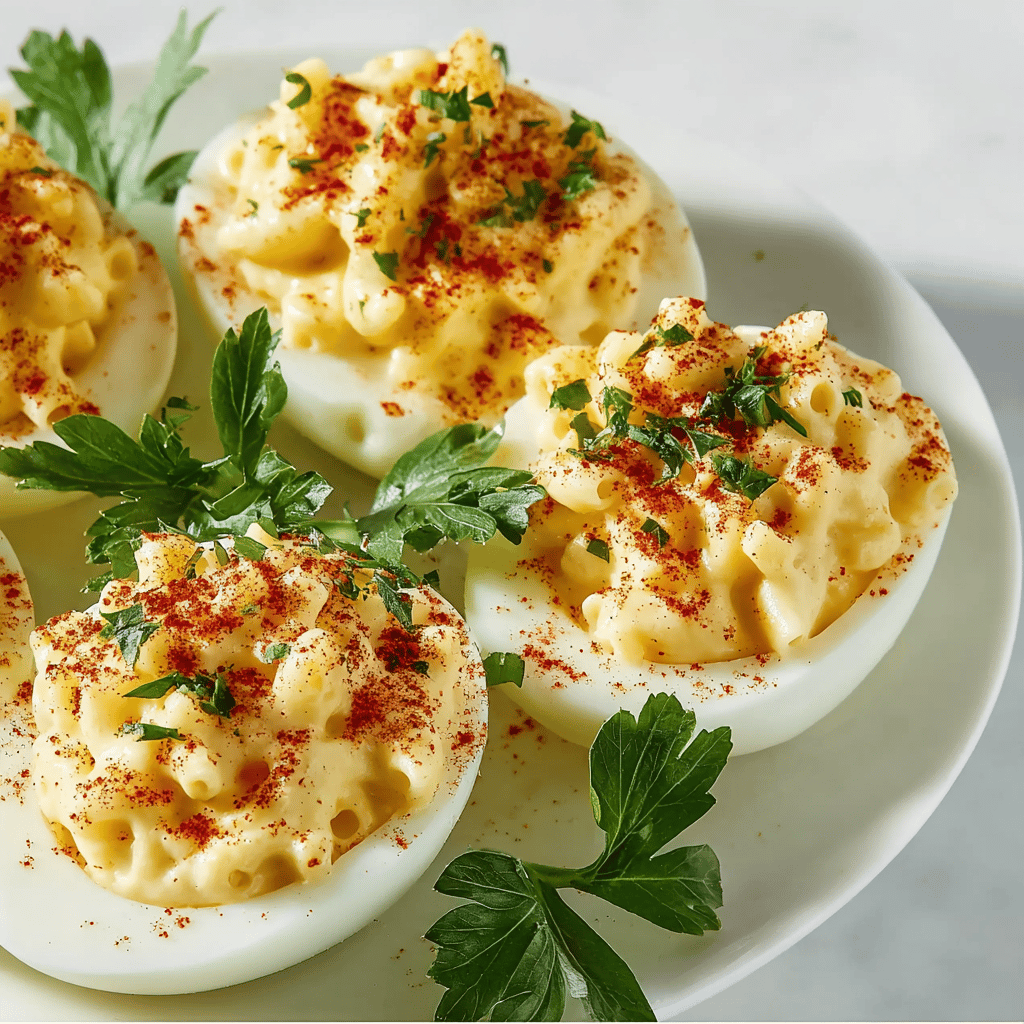 Deviled Egg Macaroni Salad