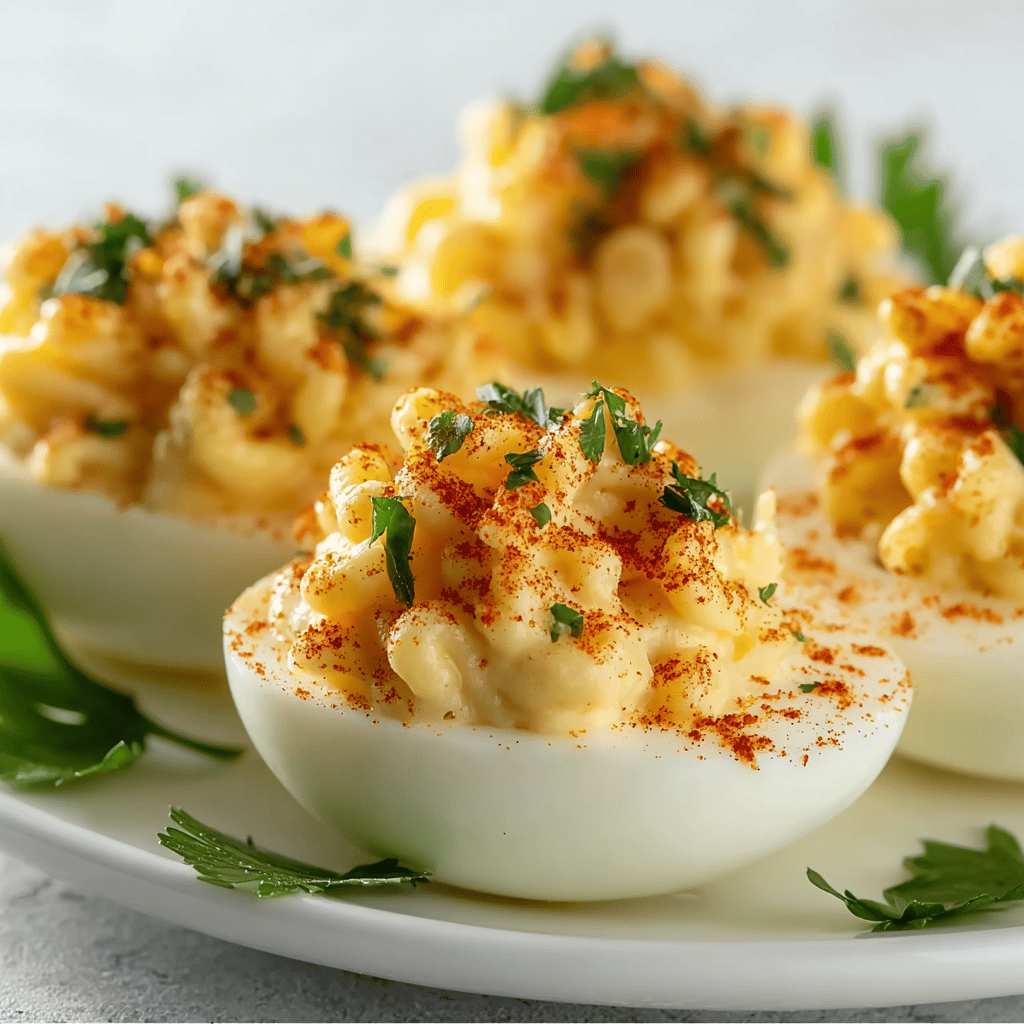 Deviled Egg Macaroni Salad