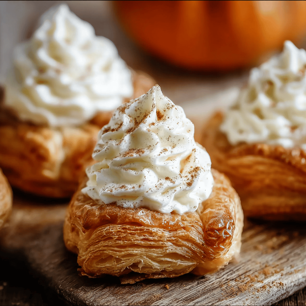 Crescent Pumpkins with Cream Cheese and Pumpkin Pie Filling