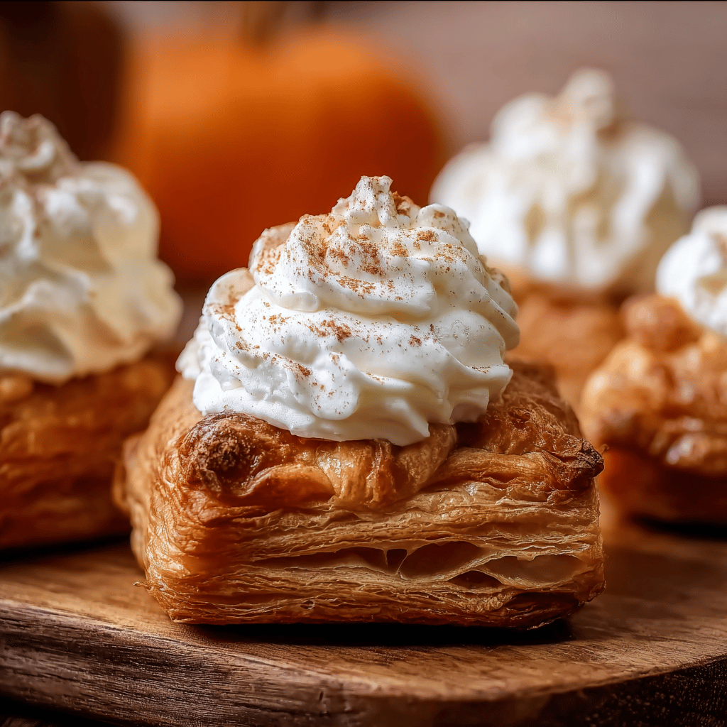 Crescent Pumpkins with Cream Cheese and Pumpkin Pie Filling