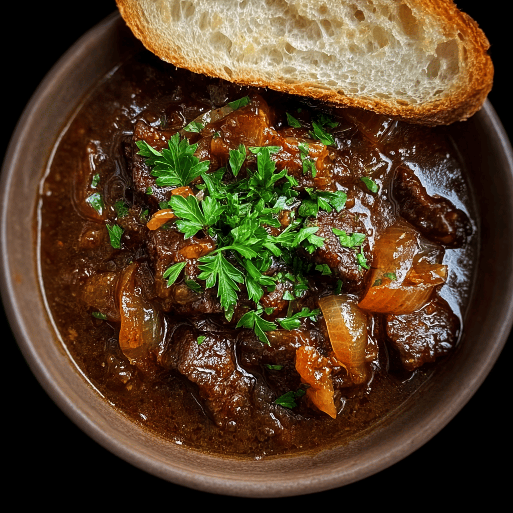 French Onion Beef Short Rib Sou
