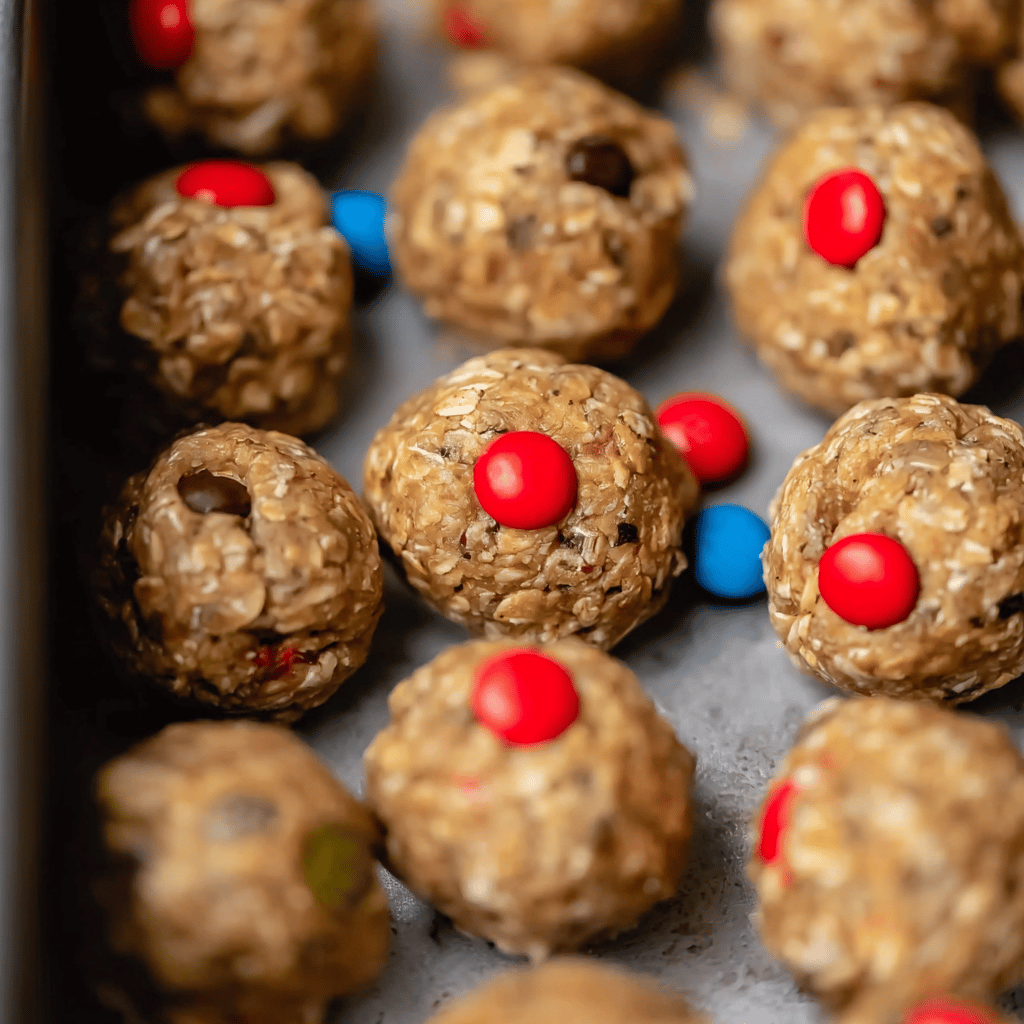 Quick Monster Cookie Protein Balls