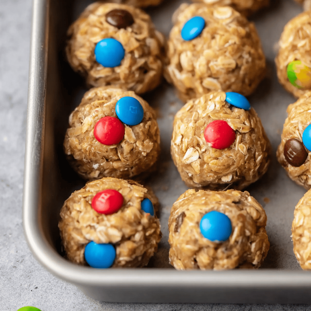 Quick Monster Cookie Protein Balls