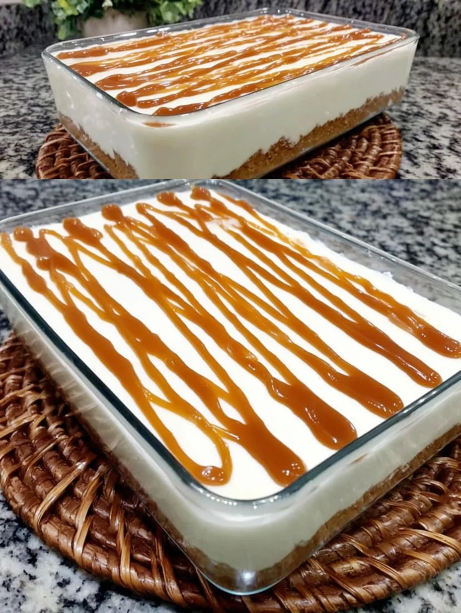 Bake Caramel Biscuit Dessert
