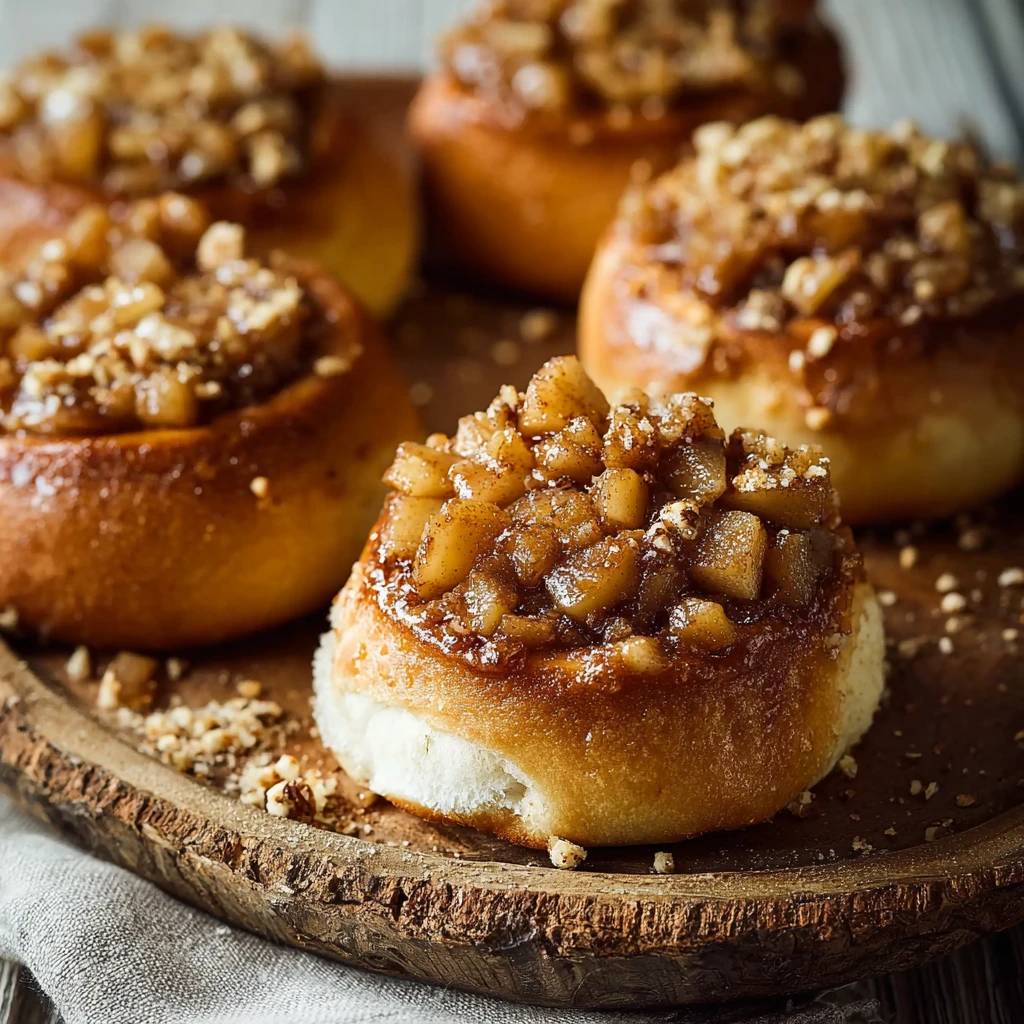 Vegan Apple Cheesecake Brioche Buns